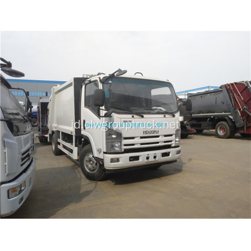 ISUZU 3cbm-8cbm Menolak Truk Sampah Pemadat